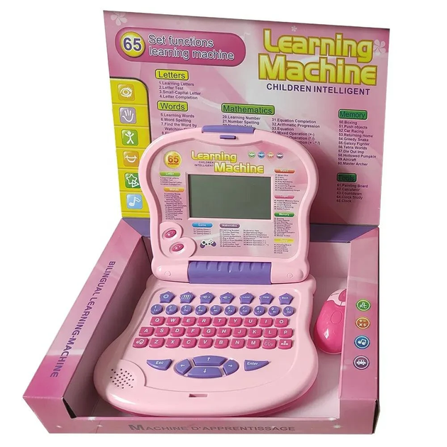 Дитячий розвиваючий комп'ютер RIAS Learning Machine Pink (3_05808) - зображення 5