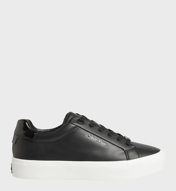 Женские кеды низкие Calvin Klein HW0HW01066BAX 36 Черные (8719856112813)