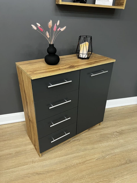Комод Standart 4+1 Дуб Аппалачі/Антрацит 800x792x350 мм. - изображение 6