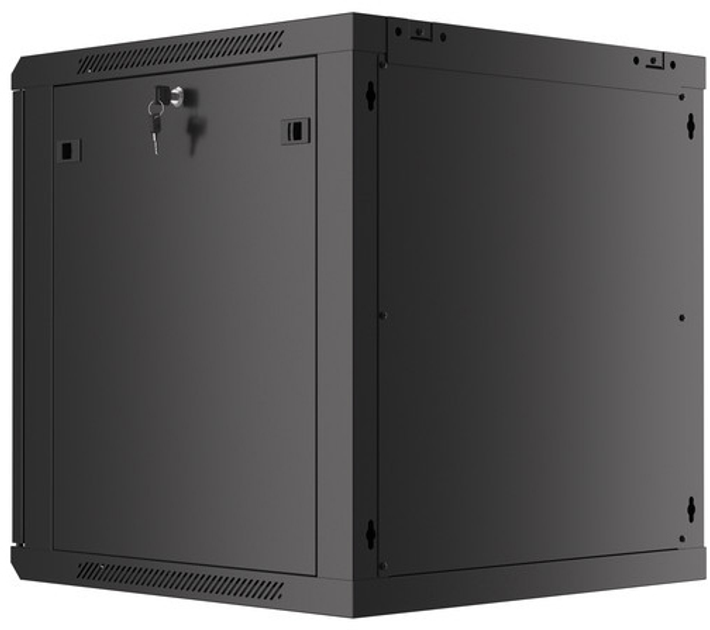 Szafa wisząca serwerowa Lanberg 19" 12U 600x600 Black (WF01-6612-10B) - obraz 5