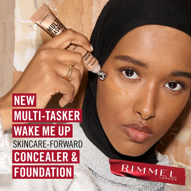 Тональна основа для обличчя Rimmel London Multitasker Wake Me Up Sand 20 мл (3616305714909) - зображення 5