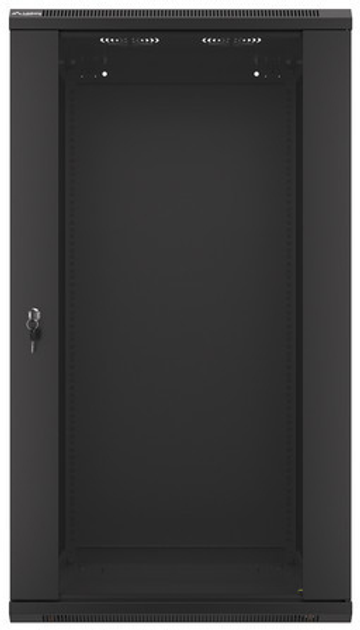 Szafa wisząca serwerowa Lanberg 19" 22U 600x600 Black (WF01-6622-10B) - obraz 3