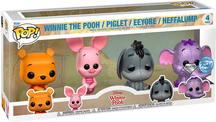 Набір фігурок Funko Pop! Disney Winnie the Pooh Exclusive 4 шт (889698668439) - зображення 1