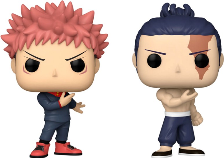 Zestaw figurek Funko Pop! Animation Jujutsu Kaisen Yuji Itadori and Aoi Todo 9 cm 2 szt (889698720410) - obraz 2