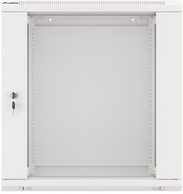 Серверна підвісна шафа Lanberg 19" 12U 600x450 Grey (WF01-6412-10S) - зображення 3