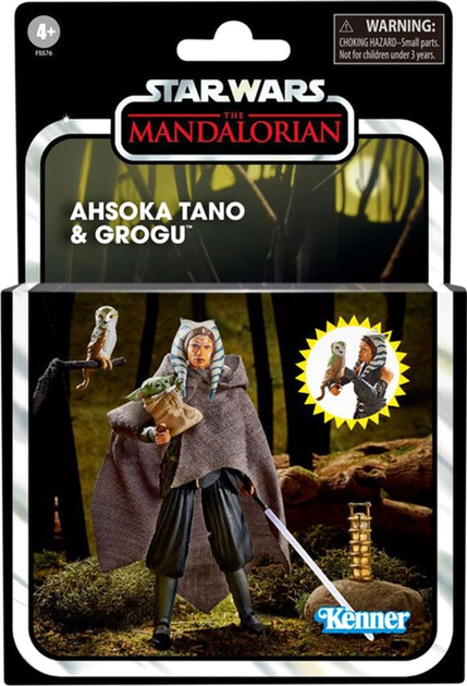 Zestaw figurek Hasbro Star Wars Vintage Collection Ahsoka Tano and Grogu 2 szt (5010993964970) - obraz 1