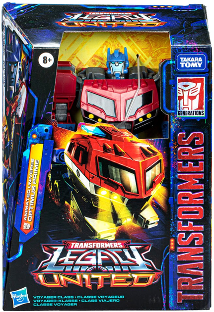 Figurka z akcesoriami Hasbro Transformers Legacy United Voyager Class Animated Universe Optimus Prime 17.5 cm (5010996192189) - obraz 1