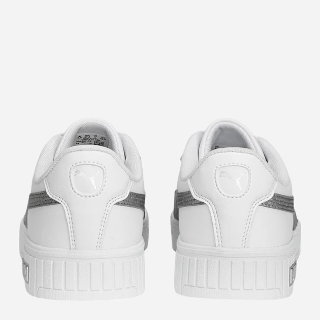 Жіночі кеди низькі Puma Carina 2.0 Space Metallics 389387-02 38 Білі (4065452685140) - зображення 4