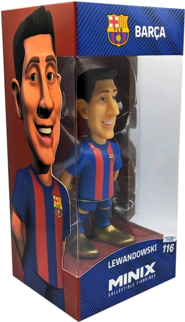 Figurka Minix FC Barcelona Robert Lewandowski (8436605112015) - obraz 5