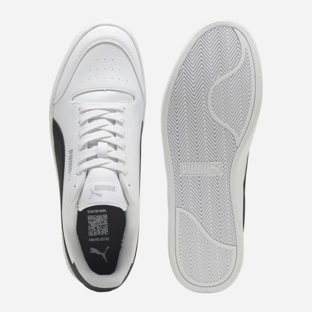 Sneakersy damskie z eko skóry Puma Shuffle 309668-30 38.5 (5.5UK) Białe (4099686321888) - obraz 4