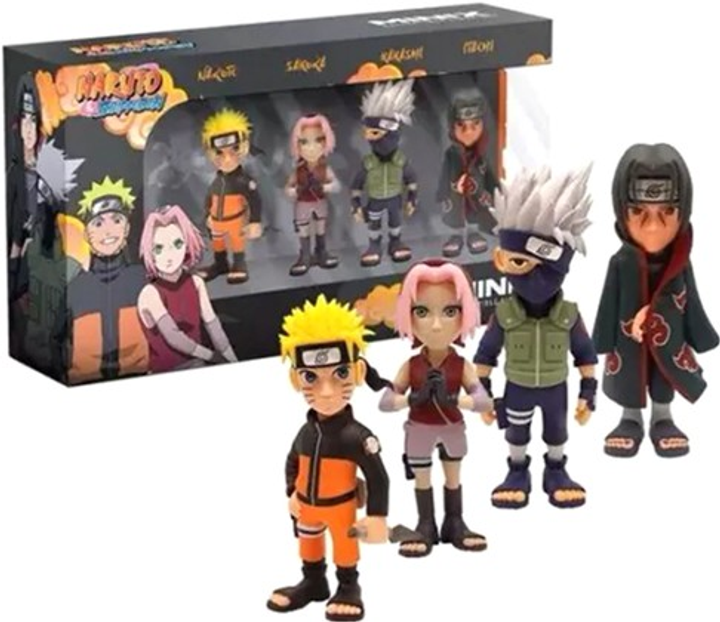 Zestaw figurek Minix Naruto Shippuden 4 szt (8436605114811) - obraz 2