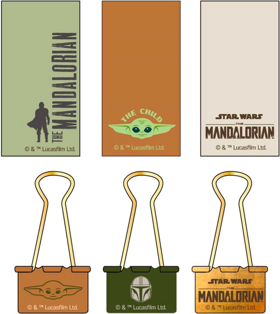 Канцелярський набір Cerda Star Wars The Mandalorian Yoda Mandalorian and Grogu (8427934487592) - зображення 4