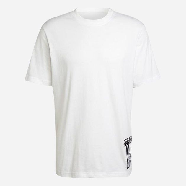 Футболка хлопковая длинная мужская Adidas Originals Adibreak Tee JD4195 2XL White (4067906075422) - изображение 5