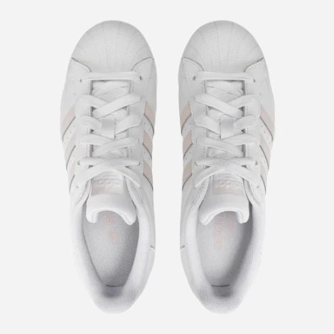 Жіночі кеди низькі adidas Originals Superstar W IE3001 38.5 (5.5UK) Білий/Бежевий (4066765901767) - зображення 4