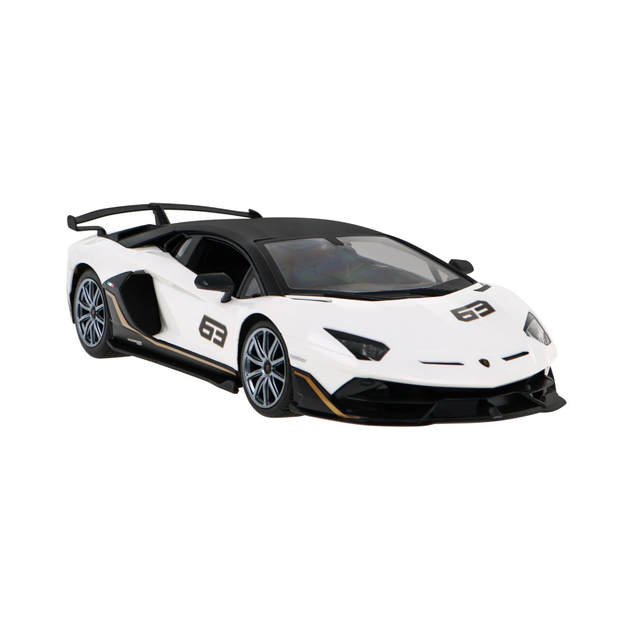 Машинка радиоуправляемая RASTAR Lamborghini Aventador SVJ 1:14 Белая - изображение 5