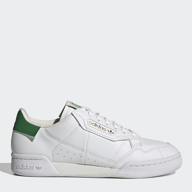 Sneakersy damskie z eko skóry do kostki adidas Originals Continental 80 FY5468 39.5 (6UK) 24.5 cm Biały/Zielony (4064036363559) - obraz 1