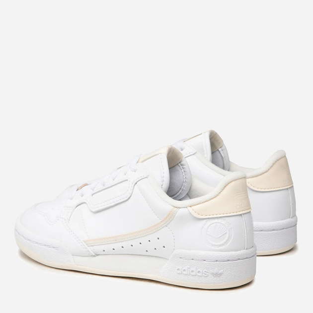 Жіночі кеди низькі adidas Originals Continental 80 Vegan GZ0785 37.5 (4.5UK) 23 см Білий/Екрю (4065419944389) - зображення 4