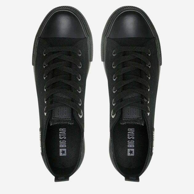 Жіночі кеди низькі Big Star KK274009 40 Чорні (5900714532147) - зображення 9