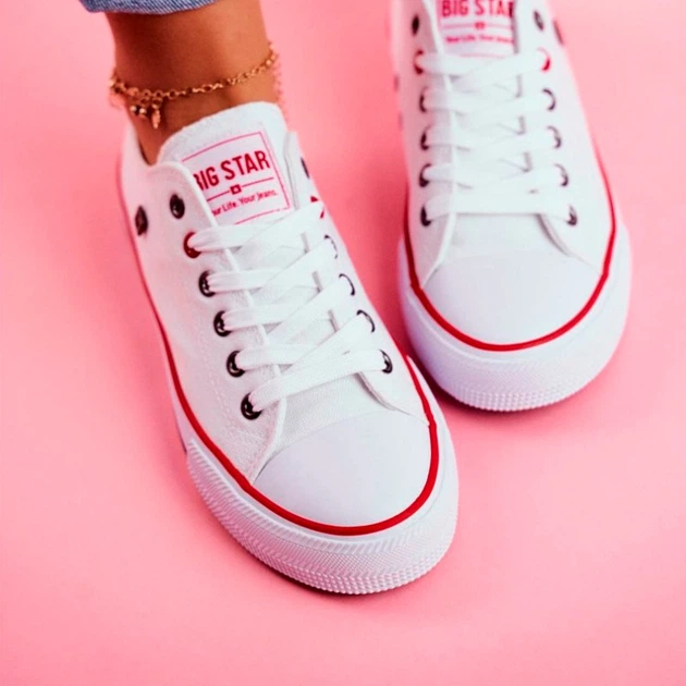 Жіночі кеди низькі Big Star T274022 36 Білі (5900714167967) - зображення 4