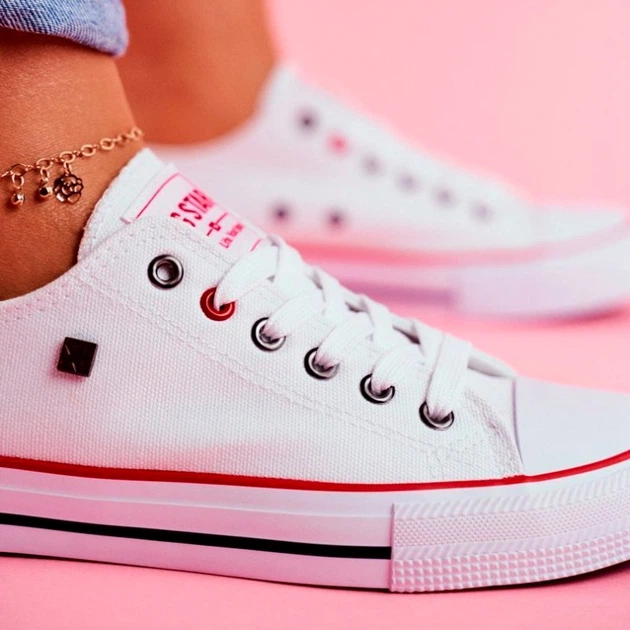 Жіночі кеди низькі Big Star T274022 36 Білі (5900714167967) - зображення 5