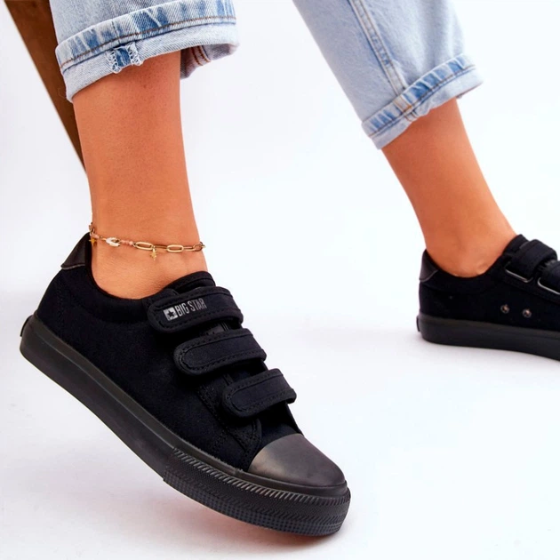 Жіночі кеди низькі Big Star LL274A204 41 Чорні (5900714652647) - зображення 7