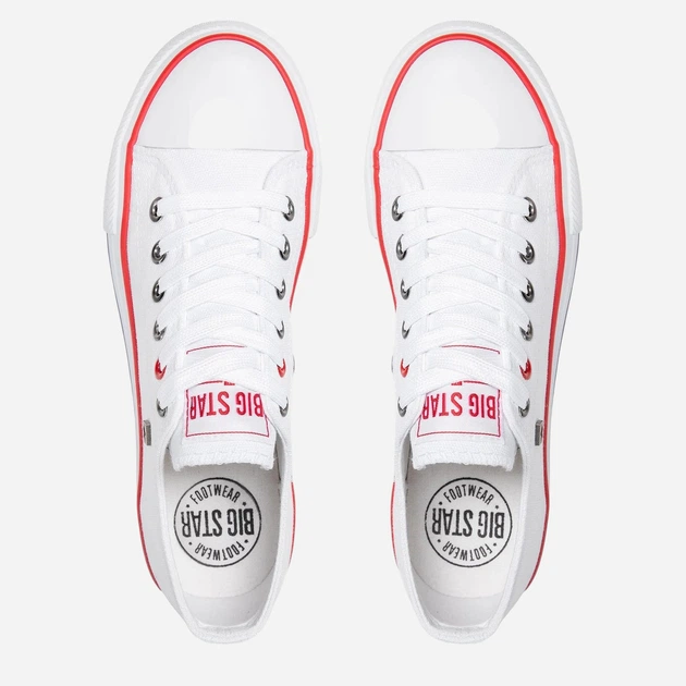 Жіночі кеди низькі Big Star T274022 36 Білі (5900714167967) - зображення 8