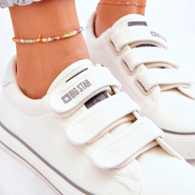 Жіночі кеди низькі Big Star LL274A203 36 Білі (5900714652531) - зображення 8