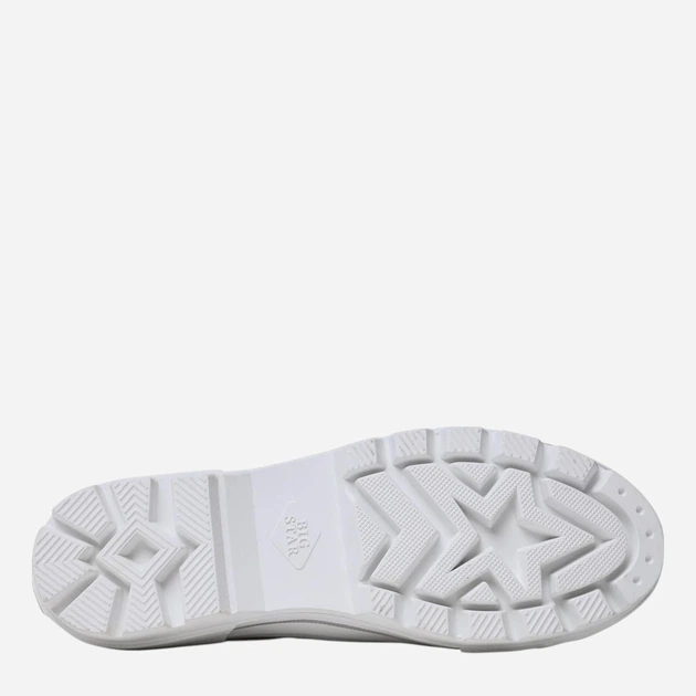 Trampki damskie materiałowe na grubej podeszwie za kostkę Big Star LL274156 41 Białe (5900714643393) - obraz 9