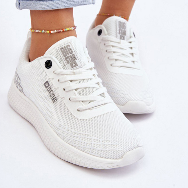 Buty sportowe damskie Big Star LL274664 36 Białe (5900714647681) - obraz 6