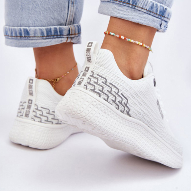 Buty sportowe damskie Big Star LL274664 36 Białe (5900714647681) - obraz 7