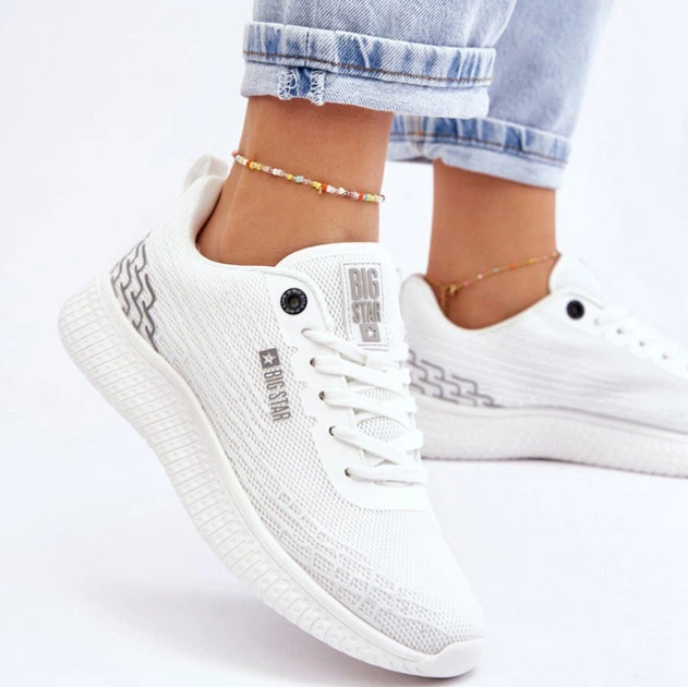 Buty sportowe damskie Big Star LL274664 39 Białe (5900714647711) - obraz 4