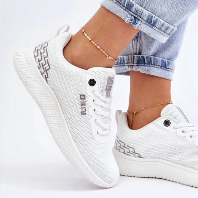 Buty sportowe damskie Big Star LL274664 39 Białe (5900714647711) - obraz 5