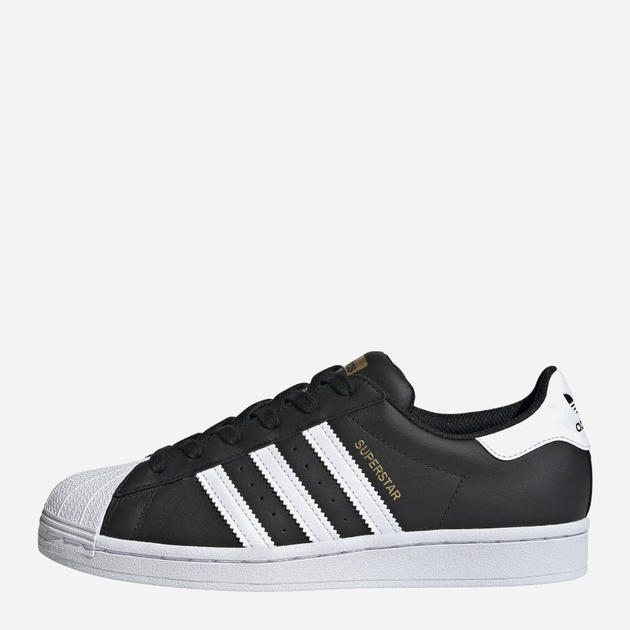 Sneakersy damskie skórzane adidas Originals Superstar W FV3286 39.5 (UK 6) Czarne (4062056831836) - obraz 3