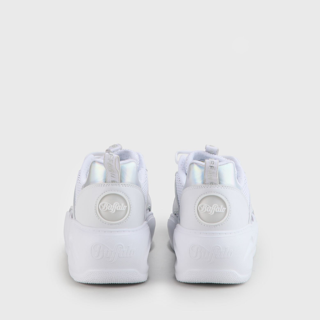 Sneakersy damskie na wysokiej platformie Buffalo Calzature 1630460 38 Biały/Srebrny (4061516301490) - obraz 6