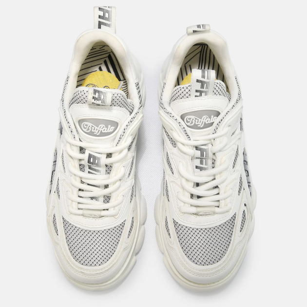 Sneakersy damskie na wysokiej platformie Buffalo Calzature 1630564 38 Białe (4061516426087) - obraz 5