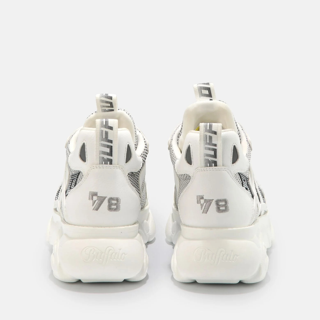 Sneakersy damskie na wysokiej platformie Buffalo Calzature 1630564 39 Białe (4061516426094) - obraz 6