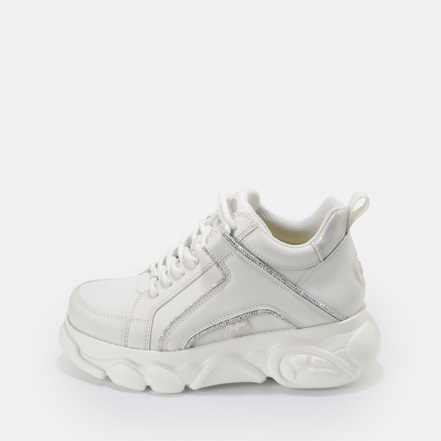 Sneakersy damskie na wysokiej platformie Buffalo Calzature 1630702 41 Biały/Srebrny (4061516514258) - obraz 3