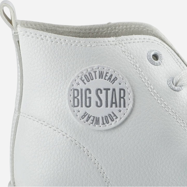 Trampki damskie z eko skóry wysokie Big Star GG274016 41 Białe (5900714369927) - obraz 9