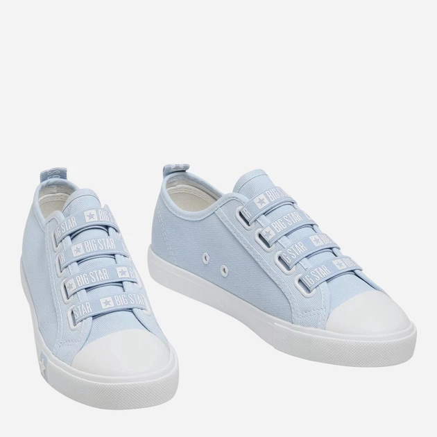 Trampki damskie materiałowe do kostki Big Star HH274095 39 Niebieskie (5900714338442) - obraz 9