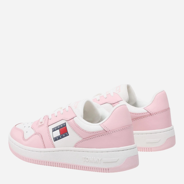 Жіночі кросівки Tommy Jeans THIEN0EN02102TH2 40 Рожеві з білим (8720643117898) - зображення 3