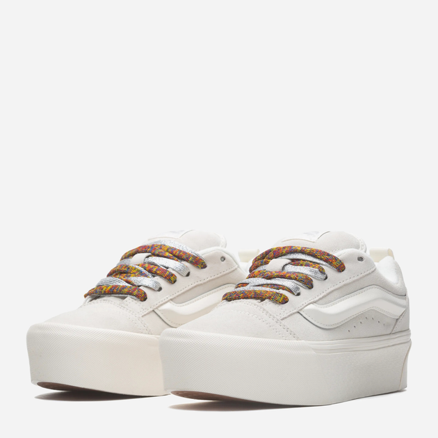 Жіночі кеди низькі Vans Knu Stack VN000CRS448 40.5 Білі (196575329025) - зображення 4