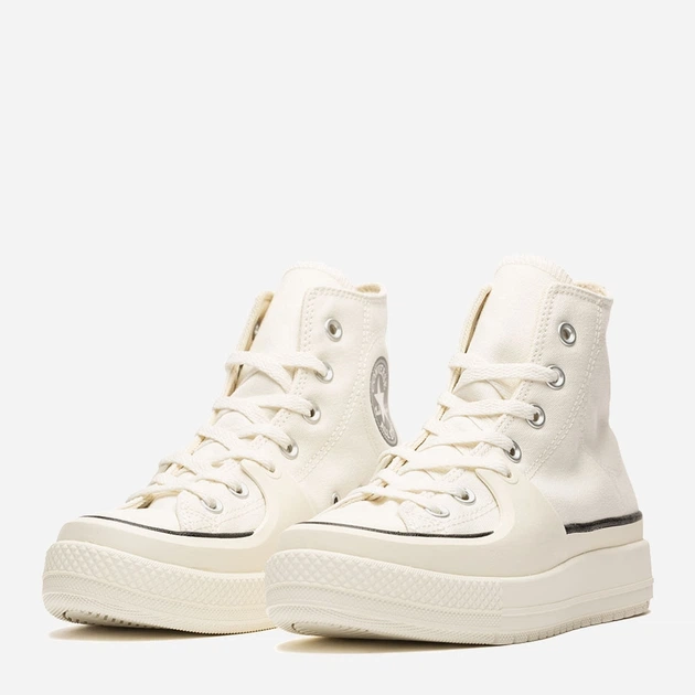 Жіночі кеди високі Converse Chuck Taylor All Star Construct A02832C 40.5 Білі (194434048025) - зображення 4