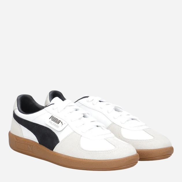 Жіночі кеди низькі Puma Palermo Leather 39646401 37.5 Сірі (4099685703203) - зображення 2