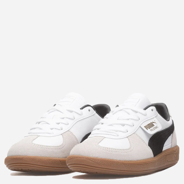 Sneakersy damskie do kostki Puma Palermo Leather 39646401 37.5 Szare (4099685703203) - obraz 4
