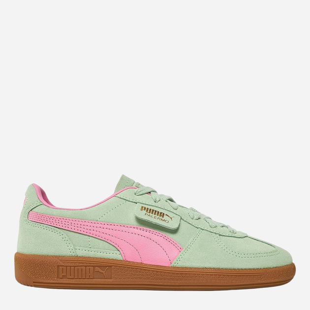 Жіночі кеди низькі Puma Palermo W 39646302 38.5 Зелені (4099685706730) - зображення 1