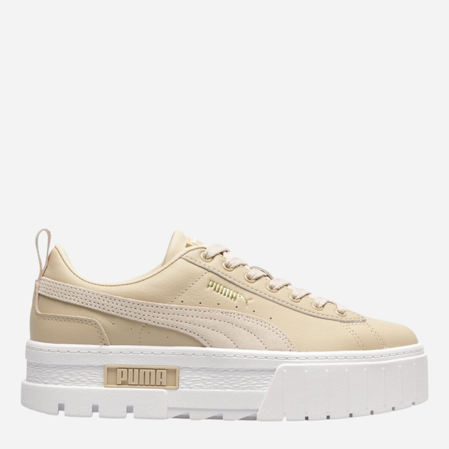 Sneakersy damskie na platformie Puma Mayze Lth Wn 38198336 37.5 (4.5UK) 24.5 cm Beżowe (4065454853387) - obraz 1