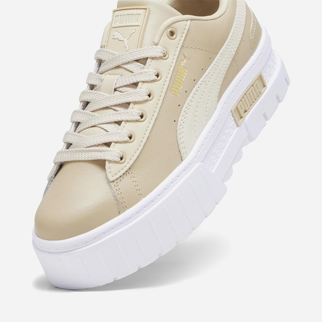 Жіночі кеди низькі Puma Mayze Lth Wn 38198336 37.5 (4.5UK) 24.5 см Бежеві (4065454853387) - зображення 5