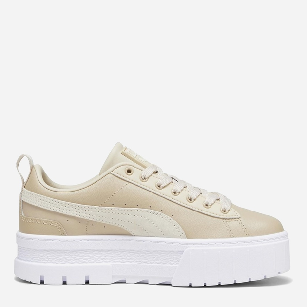 Жіночі кеди низькі Puma Mayze Lth Wn 38198336 38 (5UK) 24 см Бежеві (4065454853394) - зображення 3
