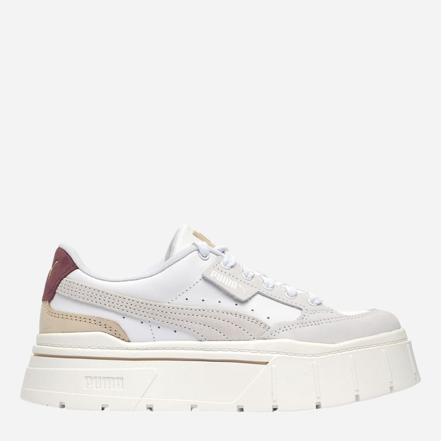 Sneakersy damskie na platformie Puma Mayze Stack Luxe Wns 38985306 40.5 (7UK) 26 cm Białe (4099683396025) - obraz 1