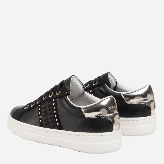 Sneakersy damskie Geox D02FED085BN 41 (7.5UK) 26.7 cm Czarne (8054730387490) - obraz 3